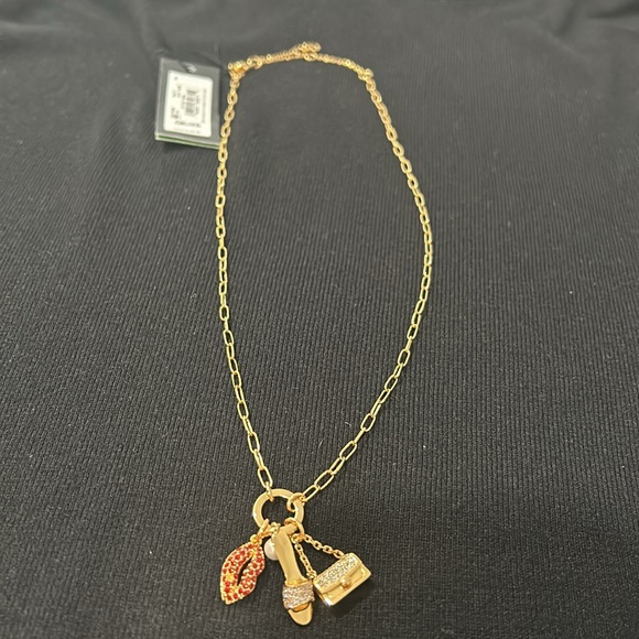 Kate Spade Lipstick, high heels and a bag Pendant Necklace - Picture 5 of 9